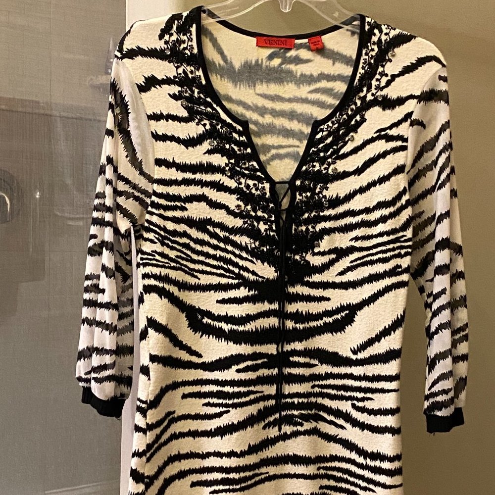 Zebra Print Tunic
